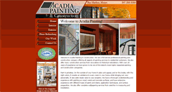Desktop Screenshot of acadiapainting.com